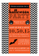 Spooky Chevron Invitation