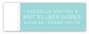 Spring Scalloped Aqua Address Label