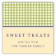 Springtime Gingham Square Sticker