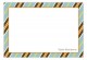 Subtle Stripes Flat Note Card