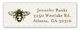 Sweet Bee Personalized Return Address Labels