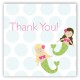 Swimming Mermaids Gift Tag