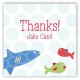 Swimming Sharks Gift Tag