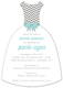 Teal Modern Chevron Invitation