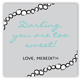 Tiffany Blue Gift Tag