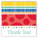 Turning Three Primary Colors Gift Tag