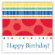 Turning Three Primary Colors Square Sticker
