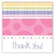 Turning Three Soft Pastels Square Sticker