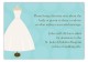 Wedding Dress Form Enclosure Card