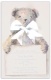 Teddy Bear with White Ribbon