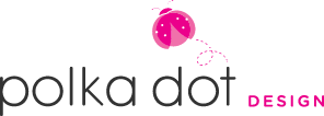 Polka Dot Design Party Invitations